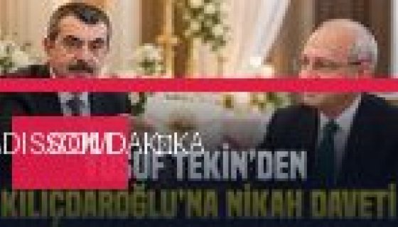Yusuf Tekin'den Kılıçdaroğlu'na Nikah Daveti: Siyaset Bir Kenara, Ailevi Görüşme (Foto Galeri)