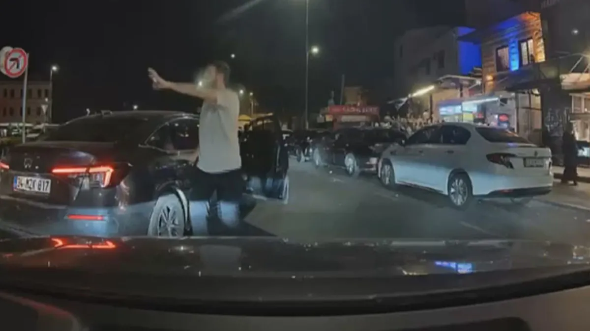 Aracıyla yol kesip kamerayı görünce kaçmıştı: O şahıs yakalandı! 252 bin tl ceza kesildi
